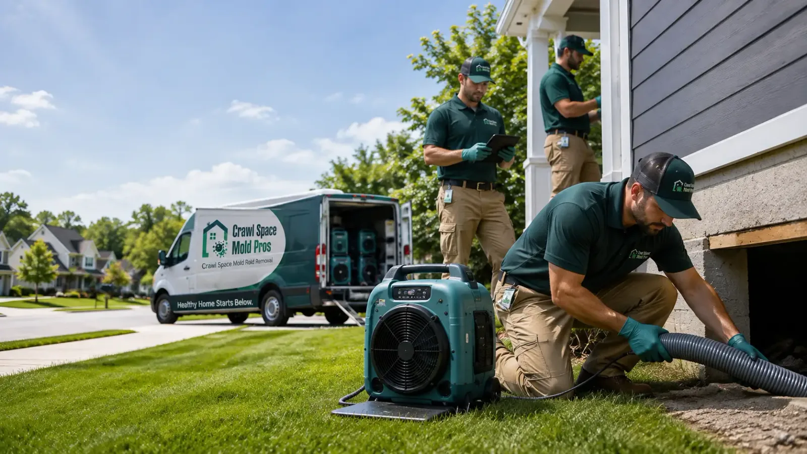 Crawl Space Mold Removal in Roselle, NJ